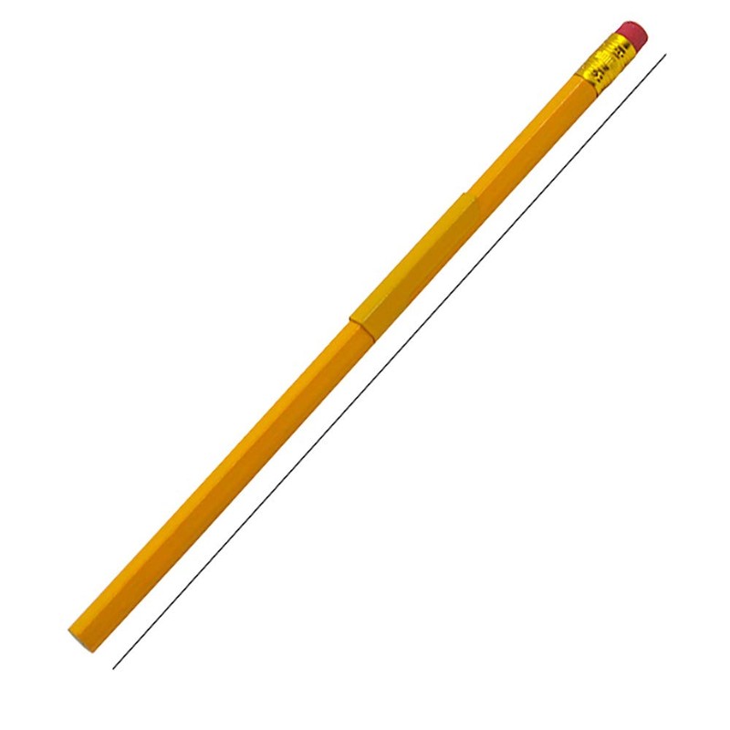 ZQION 3Pcs Misled Pencil Through Bill-Magic Tricks Close Up Magic