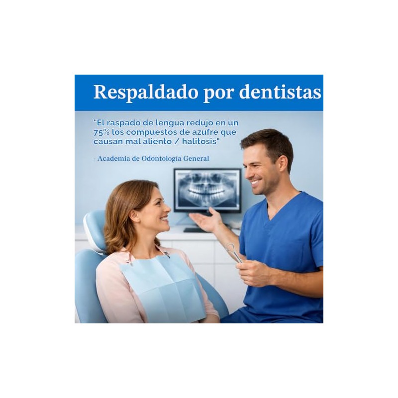 BASIC CONCEPTS Rascador de lengua (paquete de 2), reduce el