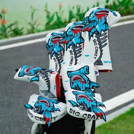 Big Crazy Golf Putter Cover for DF3 Putter Hammerhead Sharks