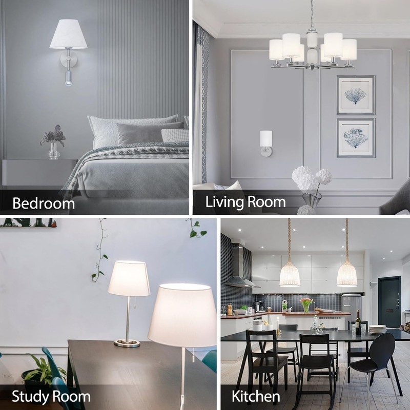 TJOY TJOY 24 Pack A19 LED Light Bulbs, 60 Watt