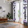 LASKYER Happy 67th Birthday Purple Door Banner - Cheers to