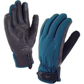 Sealskinz - Guantes Impermeables para Mujer, Color Pino/Negro, Talla pequeña