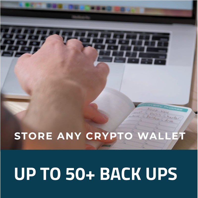 SHIELDFOLIO Stonebook World's Most Secure Crypto Password Notebook | Seed