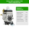2-Stroke Carburetor Kit, Replacement for 43cc 47cc 49cc 50cc 52cc