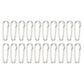PATIKIL Sign Clips, 20 Pcs Real Estate Sign Clips Stainless Steel Fence Sign Holder Metal Clips for Hanging for Sale Open House Signs Post