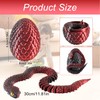 Joycabin 3D Printed Snake Toy, Easter 3D Printed Dragon Egg