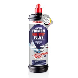 menzerna "Premium One Step Gelcoat Polish" 32oz I Marine Compound to Remove Scratches & to Provide a Glossy Finish I Boat Polish for Outstanding Brilliance I Heavy & Medium Cut + Finish All in one