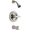 Delta Foundations 13 Series 2-Spray Bathtub and Shower Faucet Set,