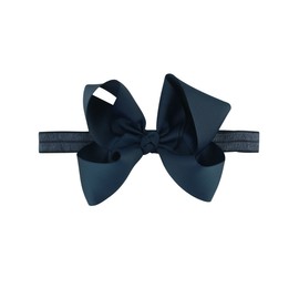 RuffleButts Baby/Toddler Girls Stretchy Bow Headband