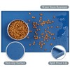 VIVAGLORY Dog Food Mat, Cat Dog Feeding Mat, Waterproof Non-Slip