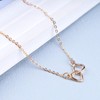 Allereya Heart Anklet Bracelet Chain Hollow Heart Love Anklet Bracelet