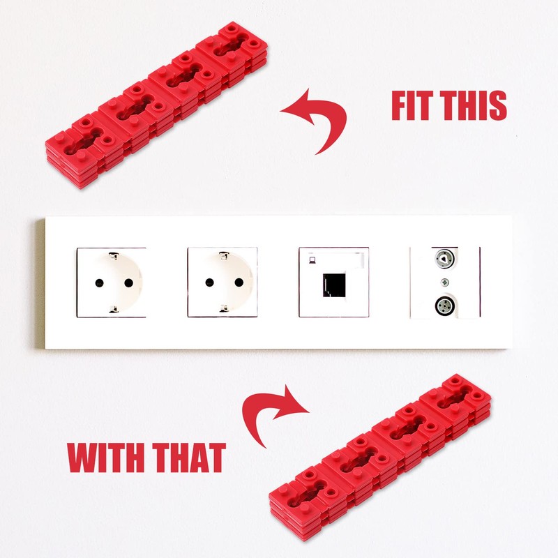 72pcs Outlet Spacers for Electrical Box, Switch and Receptacle Spacers