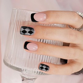 Canvalite 20Pcs Semi Cured Gel Nail Strips Kit for Women, Gel Nail Wraps Soft Press Ons Gel Nail Stickers Require UV Light for Home DIY Nail Art Salon Quality Gel Polish Strips