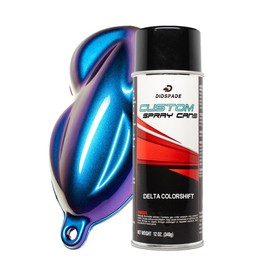 Chameleon Spray Paint 12oz Aerosol Color Shift Spray Paint for Cars, Bikes, Wheels. Strongest Automotive Grade Shifting Effect. (Blue, Purple, Red (DELTA))