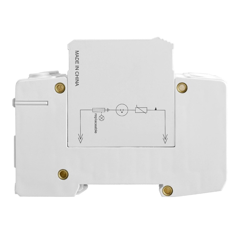Heschen Surge Protector SPD, HS-20RT-C, 4P 350VAC 20KA, Integrated Replaceable