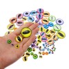 Julie Wang 100PCS/Pack Wholesale in Bulk Assorted 10mm Round Glass
