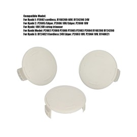 Trimmer Spool Cover, Replacement Spool Cover, Good Compatibility, 3PCS Spool Replacement Fit for R8y8ob8i 52299400110254eg Ry40210a Ac14hca 3411546 7g