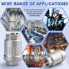 Bwintech 1 Pc Check Valve, 1/2" BSP Female Thread Stainless