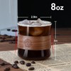 PARACITY Espresso Cups Set of 2 with Wooden Ring, 8