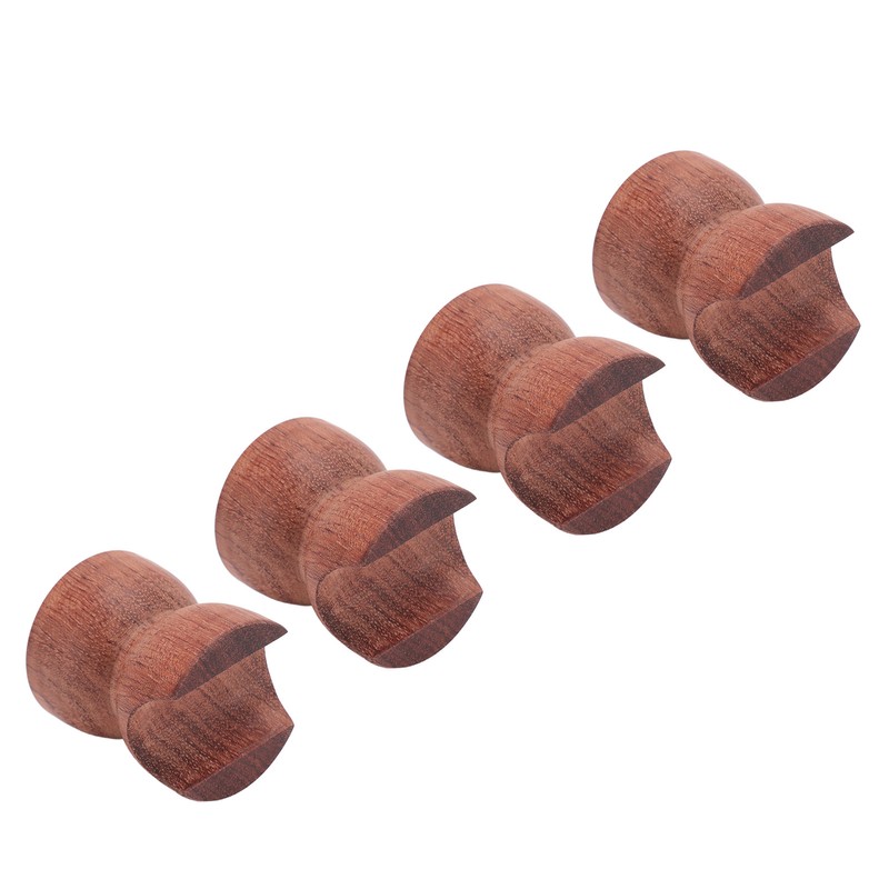 4PCS HiFi Speaker Cable Wire Bracket Wooden Shockproof Insulation HiFi