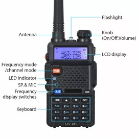Baofeng US 6x Baofeng UV-5R Dual-Band V/UHF FM Transceiver Ham Two-way Radio Scanner