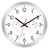 Foxtop Radio Wall Clock, Quartz Wall Clock with Temperature and