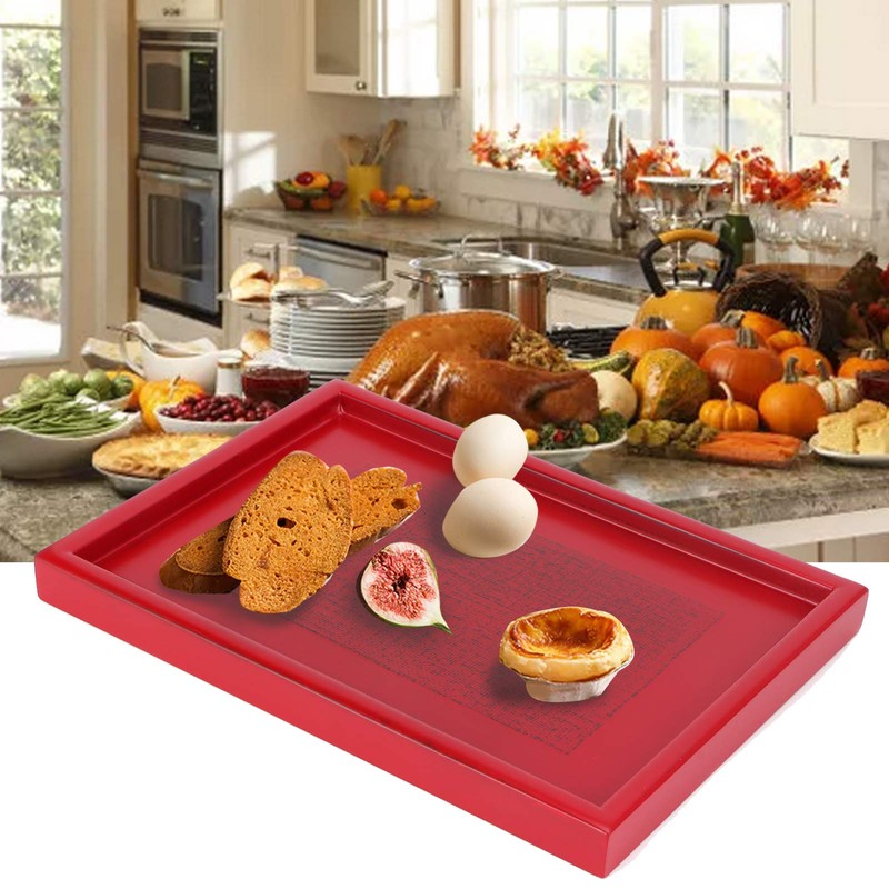 Wooden Snack Tray Food Serving Tray Tea Ceremony Holder for