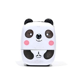Manual Pencil Sharpener, Cute Pencil Sharpener for School, Kids, Hand Crank, Manual Desk Sharpener for Office, Classroom, Panda