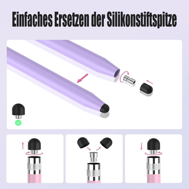 Leloco Pen for Tablet, Tablet Pen for All Tablets (Pack