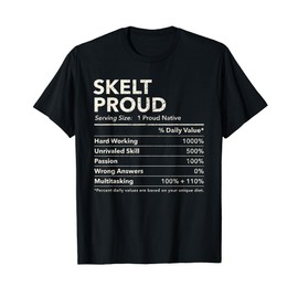 Skelt, West Virginia Proud Nutrition Facts T-Shirt