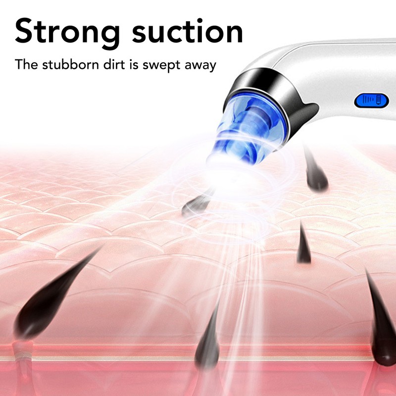 Pore Vacuum Blackhead Remover USB Rechargeable Strong Suction Electric Comedone