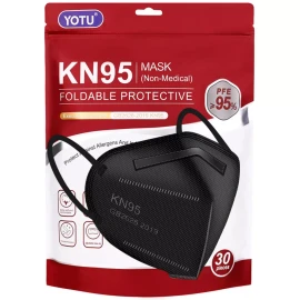 YOTU KN95 Face Mask 95% Filter Disposable Respirator 5-Ply Protective Cover