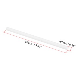 PATIKIL Humidifier Cotton Filter Sticks, 10 Pcs Refill Sticks Filter Wicks Replacement for USB Mini Humidifiers Portable Diffuser (5.31'' x 0.28''), White