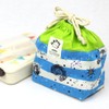 M Drawstring Bag, Made in Japan, Handmade for Kindergarten Commute