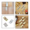 SagaSave Z Shape Corner Bracket, Picture Frame Braces Furniture Bracket