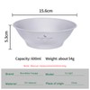 iBasingo 600ml Titanium Bowls Ultralight Tableware Single-Walled Rice Bowl Small