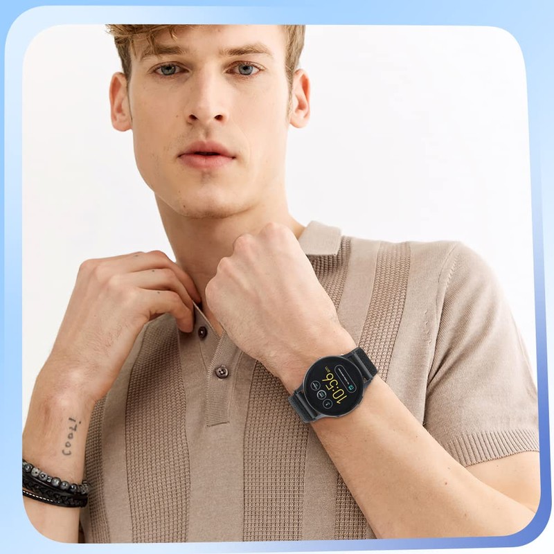 Tiptops Watch Band, Compatible with 22mm, 20mm, 18mm, 16mm Lug