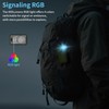 FLYSH G5 Rechargeable EDC Flashlight, Powerful RGB Flashights, 400 Lumens
