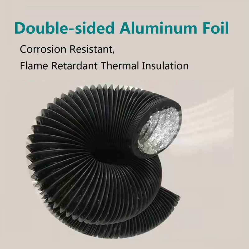 Dryer Vent Hose 5 Inch Air Duct 9.84 Feet Flexible