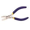 Flat Nose Pliers Blue Handle Double Spring Structure Carbon Steel