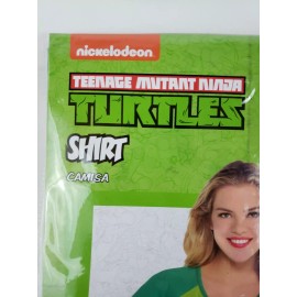 NICKELODEON Womens Size Small/Medium TMNT Turtles Shirt Costume Cosplay New