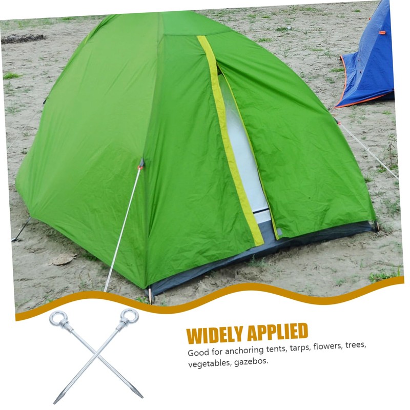WHAMVOX Trampoline Spikes Heavy Duty Tent Stakes Metal Ground Stakes