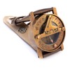 Antique Vibes Present For Men/Women Brown Leather Strap Wrist Watch