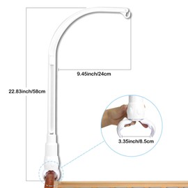 Baby Mobile Halterung, Mobile Halterung Wickeltisch, Babybett Klingelhalterung, Baby Mobile Ständer, Bettglocken Halterung, Mobile Halterung für Babybett, Mobile Gestänge,Mobiles Gestänge für babybett