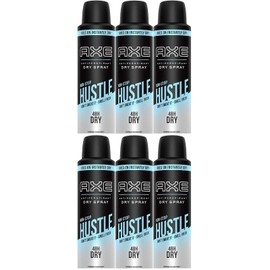 AXE 6 pk Axe  Non Stop Hustle 48H Antiperspirant Dry Spray 1 Oz Travel size