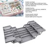 Multi Tier Drawer Organizer, Foldable Expandable Desk Storage Organizer Tray