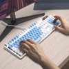 MageGee Mechanical Gaming Keyboard, 104 Keys White Backlit Mechanical Keyboards