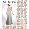 OBEEII Bridesmaid Dress for Womens Infinity Dress Wedding Convertible Multi
