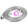 Shower Hose,118 inch Extra Long Stainless Steel Shower Head Hose