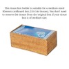 Set 2 of pcs Rectangular Rattan Woven Tissue Box Cover